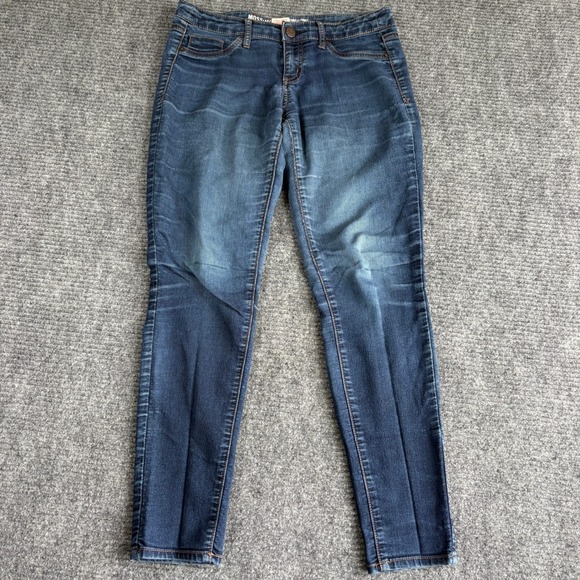 Mossimo Supply Co. Denim - Mossimo Supply Co Womens Size 5 Ankle Denim Leggings Slim Fit Dark Wash